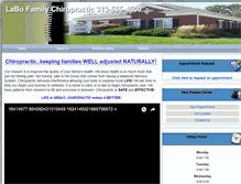 Tablet Screenshot of labochiropractic.com